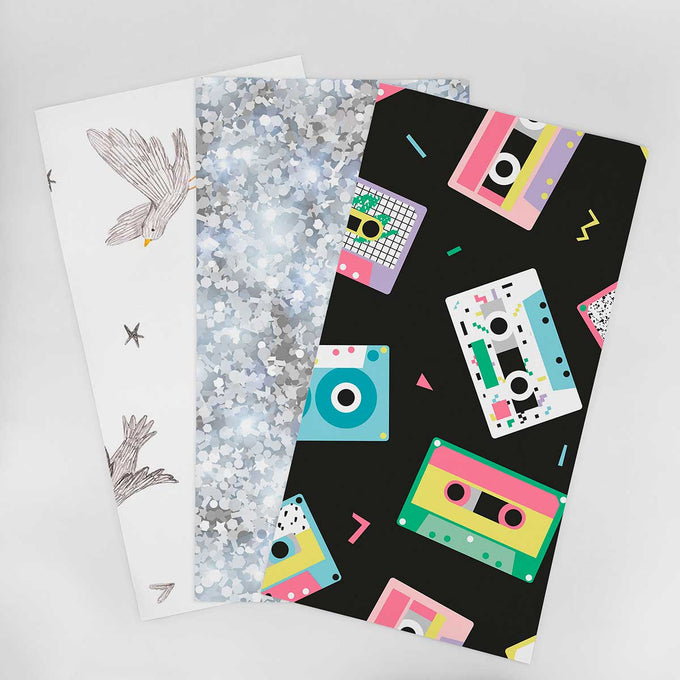 Wallpaper Sample for Kids Black and White , Gray and Similar Tones 001