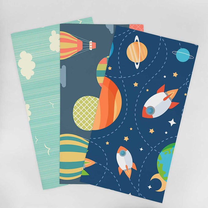 Wallpaper Sample for Kids Blue and Similar Tones 001