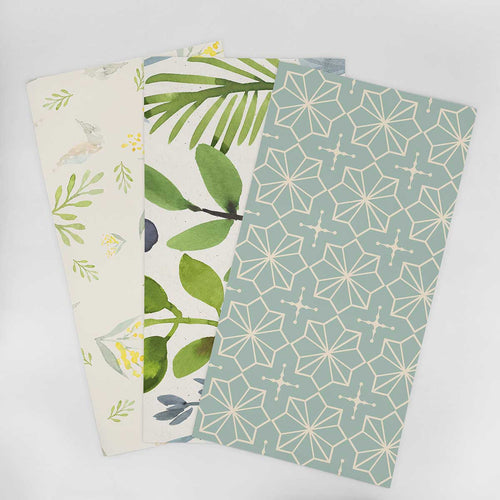 Wallpaper Sample for Kitchen Green and Similar Tones 001