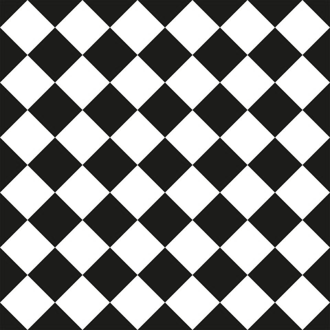 Black and White Checkered Peel and Stick Removable Wallpaper