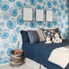 Blue and White Nautical Peel and Stick Removable Wallpaper