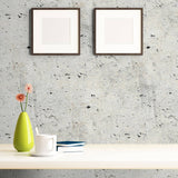 Black and White Concrete Texture Peel and Stick Removable Wallpaper