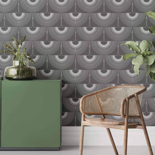 Black and White Birds Peel and Stick Removable Wallpaper