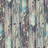 Aqua and Purple Rustic Wood Texture Peel and Stick Removable Wallpaper