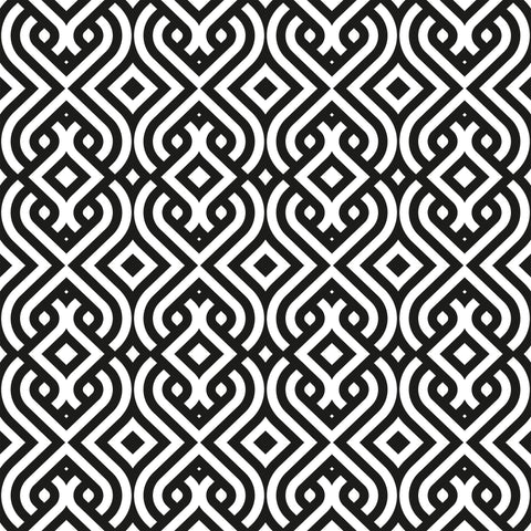 Black Textured Geometric Peel and Stick Removable Wallpaper