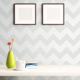 Beige and Tan Chevron Geometric Peel and Stick Removable Wallpaper