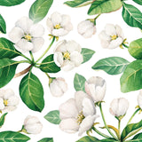 White and Yellow Textured Floral Removable Wallpaper 9286| Walls By Me