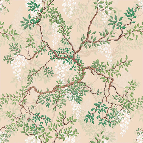 green leaves peel and stick removable wallpaper