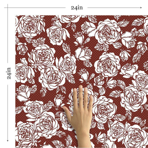 White Textured Floral Removable Wallpaper 1674| Walls By Me