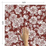 White Textured Floral Removable Wallpaper 1674| Walls By Me