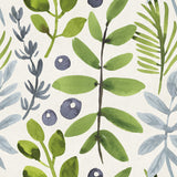 Wallpaper Sample for Kitchen Green and Similar Tones 001