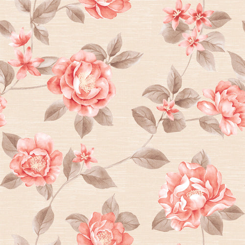 Wallpaper Sample for Living Room Pink and Similar Tones 003