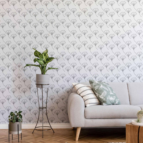 Proving that simplicity is the ultimate sophistication, this cheerful peel and stick wallpaper covers your walls in charming hand-drawn blossoms.