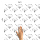 Proving that simplicity is the ultimate sophistication, this cheerful peel and stick wallpaper covers your walls in charming hand-drawn blossoms.