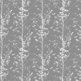 Grey Tree Peel and Stick Removable Wallpaper