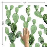 Green and Beige Textured Floral Removable Wallpaper 4785| Walls By Me