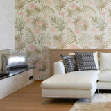 Natural Botanical Floral Removable Wallpaper 3803| Walls By Me