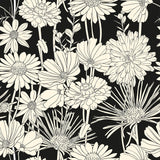 Wallpaper Sample for Bathroom Black and White , Gray and Similar Tones 003