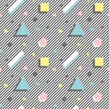 Pink and Yellow Shapes Geometric Removable Wallpaper 1160| Walls By Me