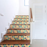 Yellow Triangles Geometric Removable Wallpaper 3339| Walls By Me