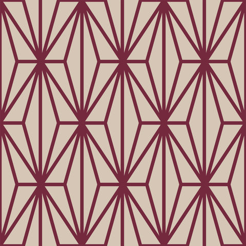 Geometric Dice Peel and Stick Wallpaper