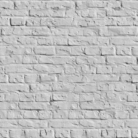 Grey Brick Texture Peel and Stick Removable Wallpaper