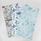 Wallpaper Sample for Bathroom Blue and Similar Tones 002