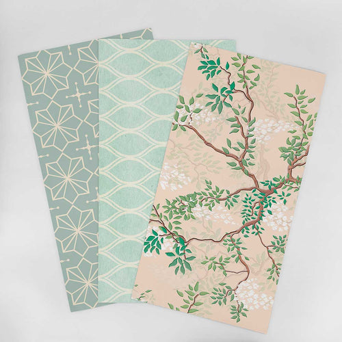 Wallpaper Sample for Bathroom Green and Similar Tones 002