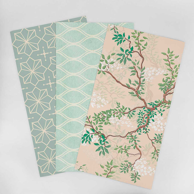 Wallpaper Sample for Bathroom Green and Similar Tones 002