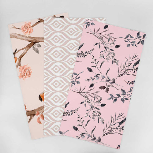 Wallpaper Sample for Bathroom Pink and Similar Tones 002