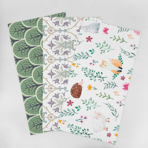 Wallpaper Sample for Kids Green and Similar Tones 002