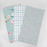 Wallpaper Sample for Kitchen Blue and Similar Tones 002