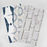 Wallpaper Sample for Living Room Blue and Similar Tones 002