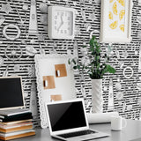 White Striped Nautical Removable Wallpaper 2936| Walls By Me