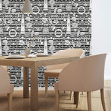 White Striped Nautical Removable Wallpaper 2936| Walls By Me