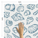 Blue Illustration Nautical Removable Wallpaper 4442| Walls By Me