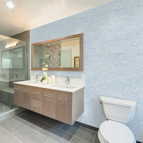 Removable Geometric Modern Wallpaper Bathroom & Bedroom - Etsy