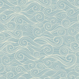 Wallpaper Sample for Bathroom Blue and Similar Tones 001