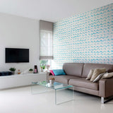 White and Blue Watercolor Nautical Peel and Stick Removable Wallpaper