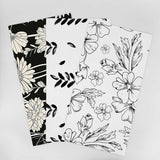 Wallpaper Sample for Bathroom Black and White , Gray and Similar Tones 003