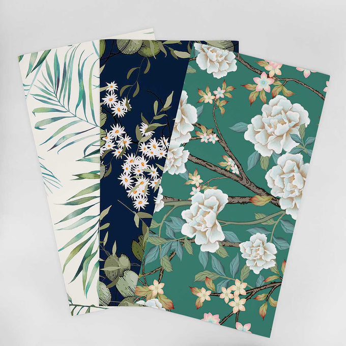 Wallpaper Sample for Bathroom Green and Similar Tones 003