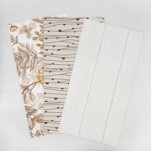 Wallpaper Sample for Bathroom Yellow, Beige and Similar Tones 003