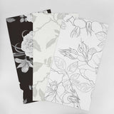Wallpaper Sample for Bedroom Black and White , Gray and Similar Tones 003