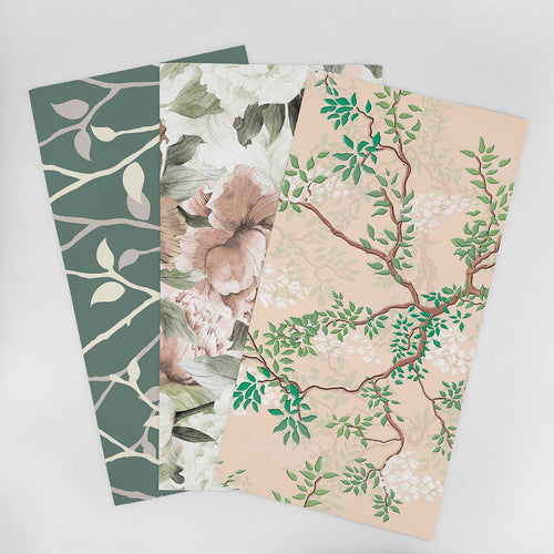 Wallpaper Sample for Bedroom Green and Similar Tones 003