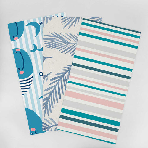 Wallpaper Sample for Kids Blue and Similar Tones 003