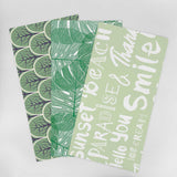 Wallpaper Sample for Kids Green and Similar Tones 003