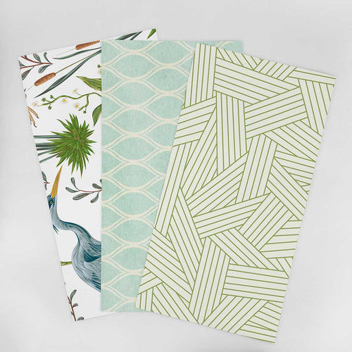 Wallpaper Sample for Living Room Green and Similar Tones 003