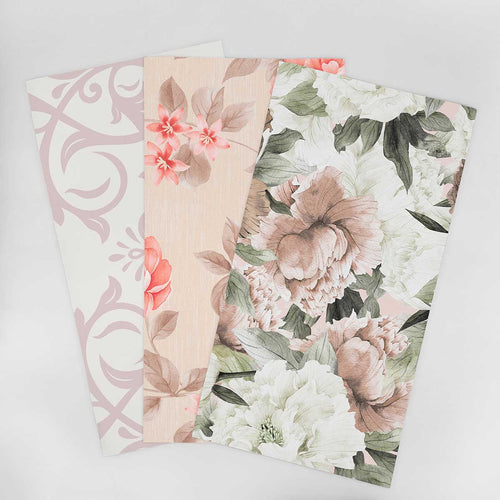 Wallpaper Sample for Living Room Pink and Similar Tones 003