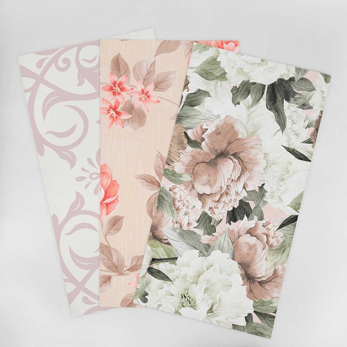 Wallpaper Sample for Living Room Pink and Similar Tones 003