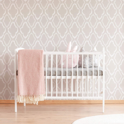 neutral-themed plaid removable wallpaper